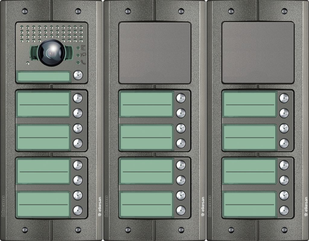 Bticino Sfera Robur ovipuhelintaulu  VIDEO 25 painiketta  25p 1RIVI