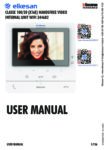Classe 100 X16E (2020) WIFI 344682 user manual for video doorphone handsfree, with mobile phone connect