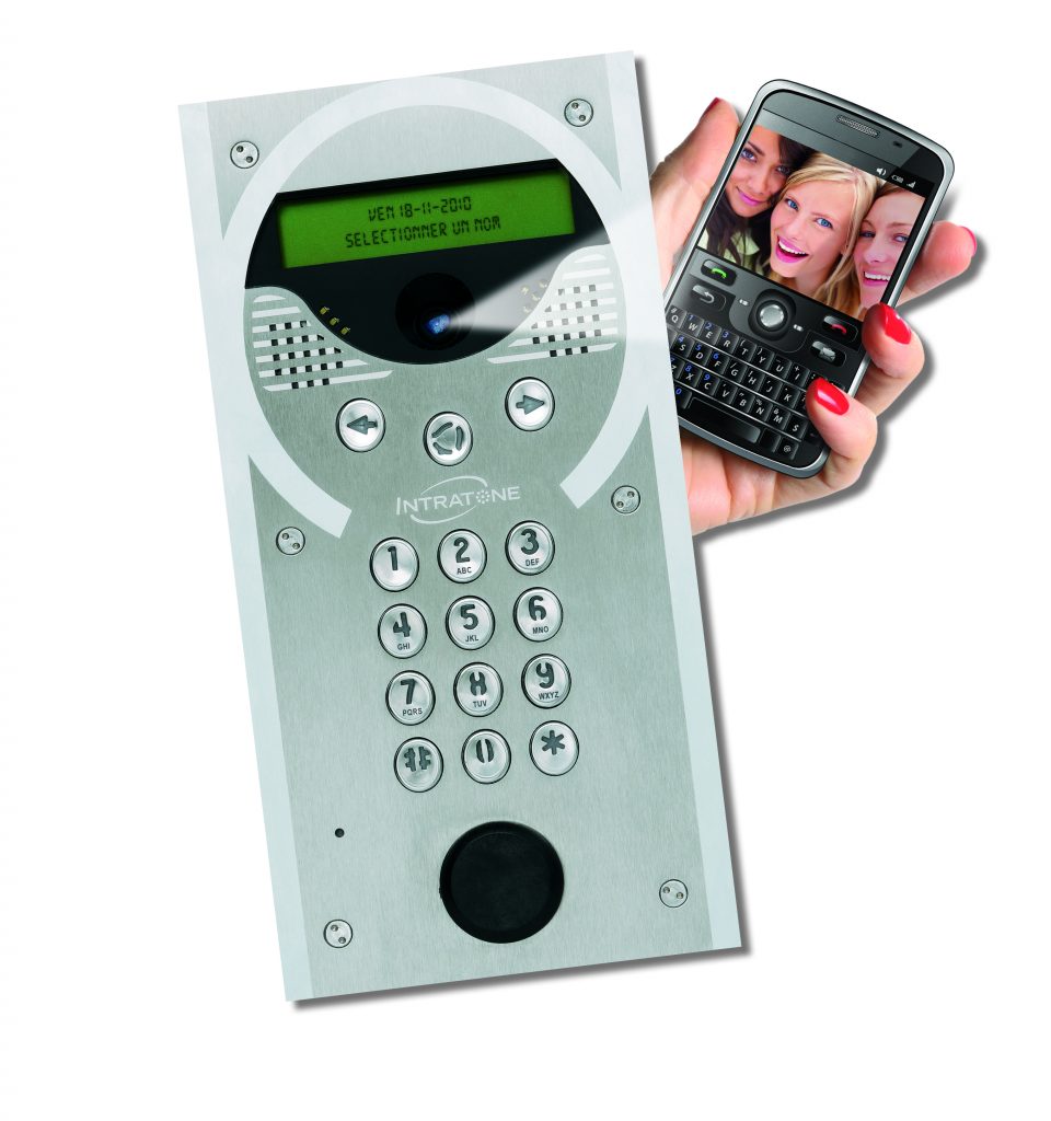 Intratone Visio-kutsutaulu sekä malliyhteys